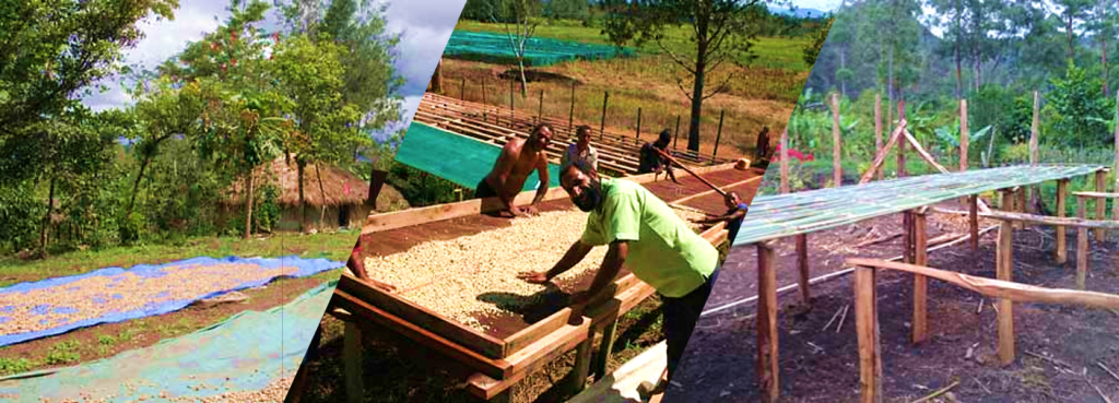 Construction of Coffee dry station